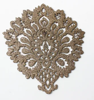 

Peacock Glitter Gold Transfer Foil Printer Iron On Patches Stickers Decals Applique Sewing Accessories for DIY 20piece TH83