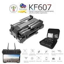 Новейший Квадрокоптер KF607 с Wifi FPV 1080P 4K HD Двойная камера оптический поток селфи Дрон складной мини Дрон VS SG106 visuo xs816