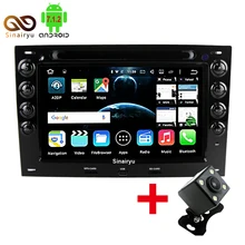 Android 7.1 2G RAM Coche Reproductor de DVD multimedia GPS mapa OBD2 cámara tv Radio Para Renault Megane ii 2 2003-2006 2007 2008 2009 2010