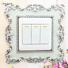 Горячий 1 шт. домашний переключатель Крышка квадратной формы переключатель настенный светильник наклейка s Номер Декоративный выключатель наклейка дропшиппинг