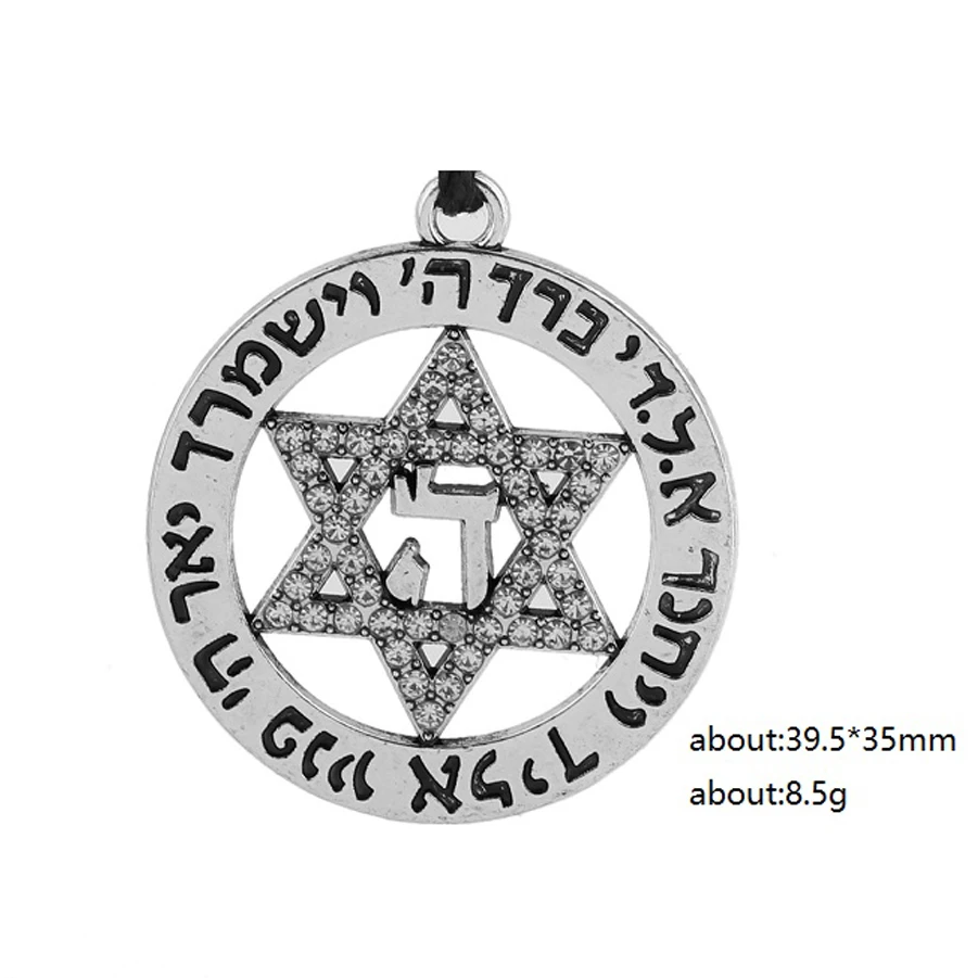 Teamer Vintage Wicca Charms for Jewelry Making Tetragrammaton Pentagram Pentacle Pendant Solomon Talisman Amulet Men Accessories