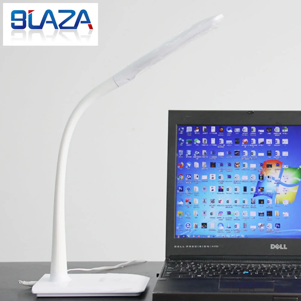 

Desk Lamp Rechargable Led Table Lamp 16 LED Bed Reading Book Light LED Table Board Touch 4 Dimming Rotation Night Light