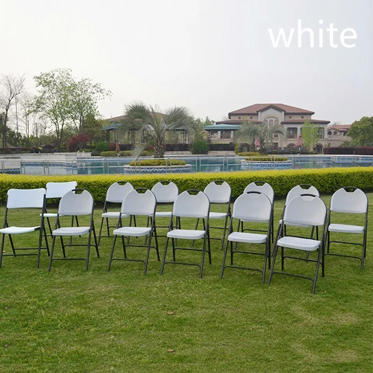 

4 Pcs new Fold Chair Chair Household Portable Table Chair Plastic Fold Train Meeting Chair