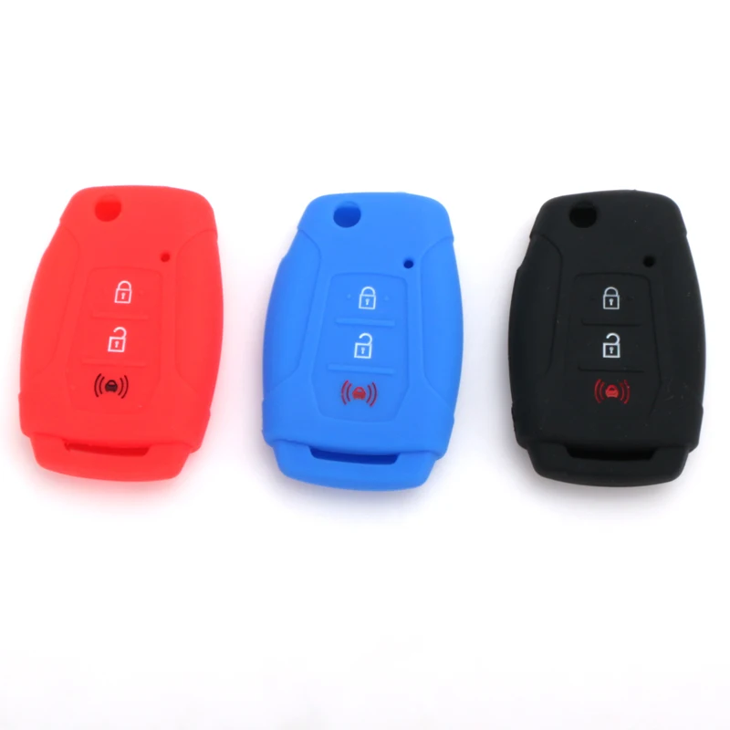 

Silicone Key FOB Holder Protector For Ssangyong Rexton Korando C Tivoli Flip Folding Remote Cover Silica Gel Case