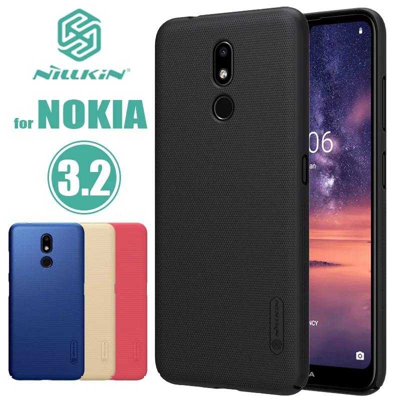 Для Nokia 3,2 чехол Nillkin Super Frosted Shield твердый ПК ультра-тонкая задняя крышка тонкий матовый чехол для Nokia 3,2 Nilkin чехол для телефона