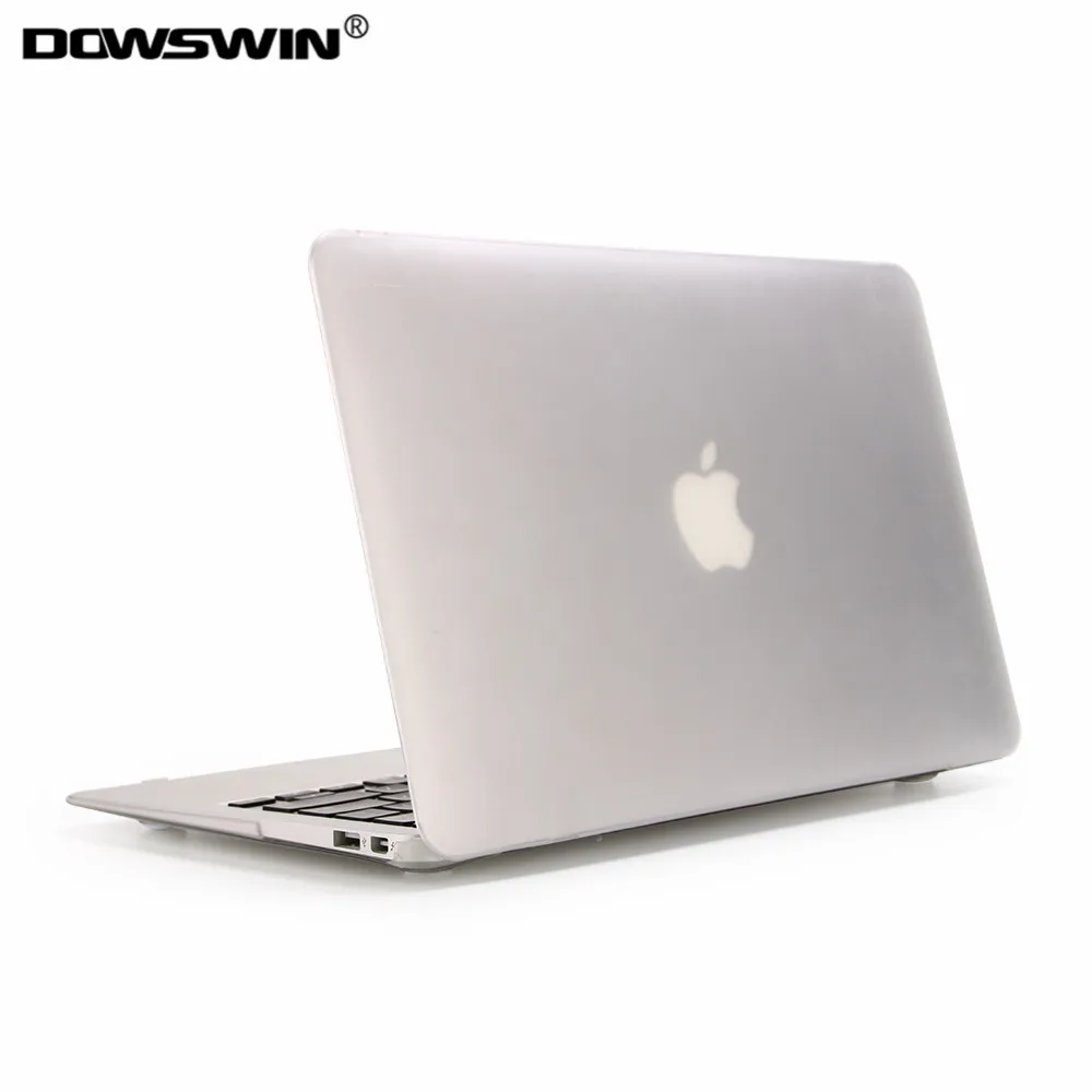Матовый Прозрачный чехол для Macbook Air 13 Pro retina 11 12 13 15 Touch Bar, новинка, чехол для Macbook, ноутбука, ноутбука - Цвет: Белый