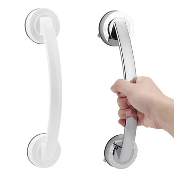 

1pc Bathroom Suction Cup Handle Grab Bar For Shower Safety Cup Bar Tub Door Anti-Slip Handrail Bathroom Grab