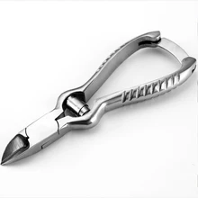 1pc manicure cuidados cortador de unhas resistente aço inoxidável toe unha clipper pés ferramentas cuidados 4.88 Polegada profissional