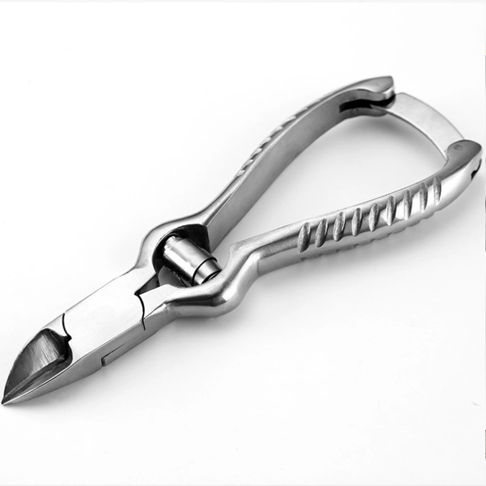 

1PC Professional Manicure Care Nail Cutter Heavy Duty Stainless Steel Toe Nail Clipper Feet Care Tools 4.88 inch
