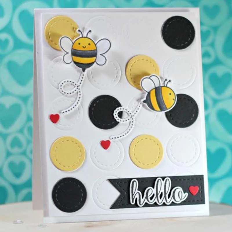 Летающие пчелы думая о вас прозрачные штампы для DIY бумажные карточки для скрапбукинга изготовление декоративных изделий