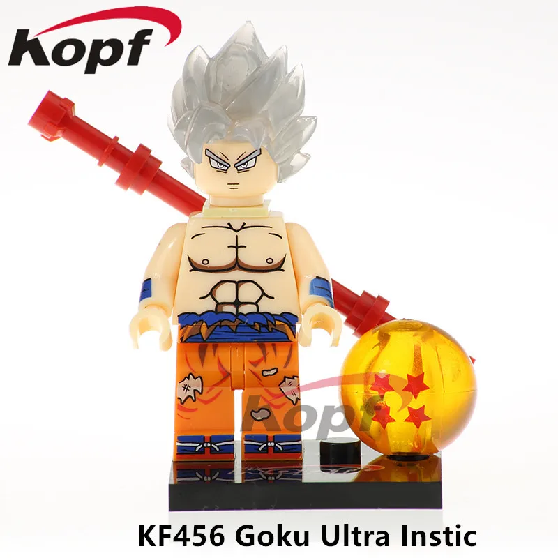 

KF456 Single Sale Super Heroes Bricks Dragon Ball Z Building Blocks Figures Goku Ultra Instic Majin Buu GohanToys for children