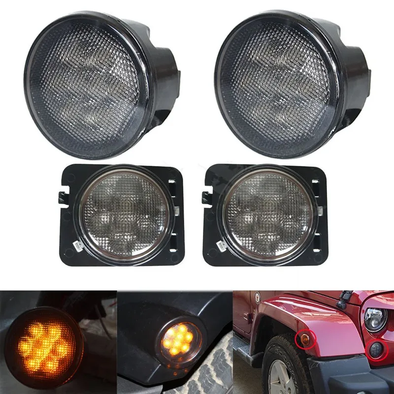 Buy LED Turn Signal & Fender Side Light Smoke Lens for
