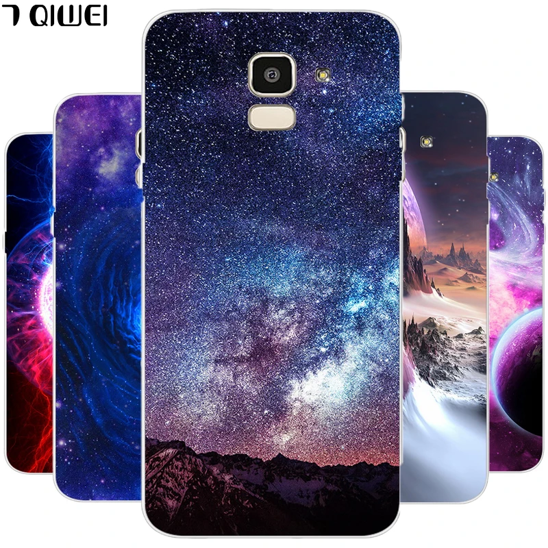 

For J6 2018 Samsung Galaxy J6 2018 Case J600 J600F Silicone Soft Star Cool Cases For Coque Samsung Galaxy J6 2018 Back Cover TPU