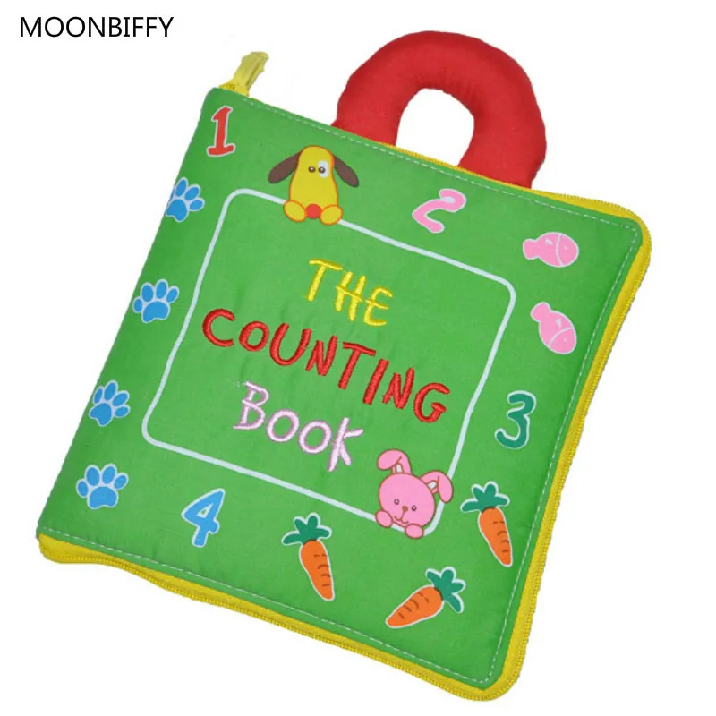 Soft Books Infant Early cognitive Development My Quiet Bookes baby