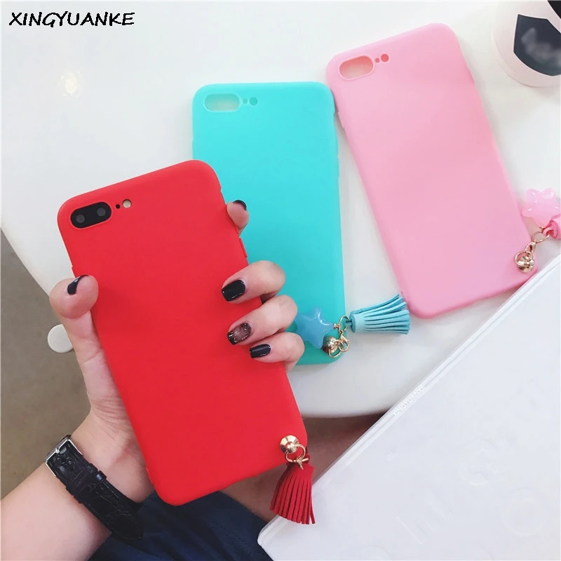 XINGYUANKE Luxury Star Tassels Case For OPPO R7 Plus 3D Cute Coque R7S Soft Silicone Slim Cover Capa |