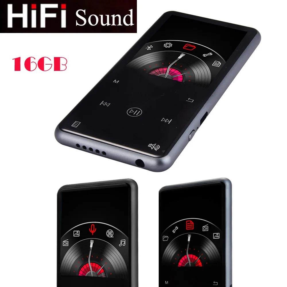 

MP4 Player Portable 16GB 100H Bluetooth Hifi High quality MP4 Player Walkman Lossless Recorder Pen FM Radio High memory