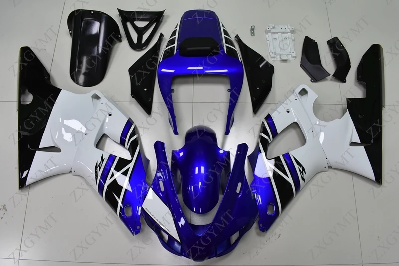 

Body Kits YZFR1 1998 - 1999 Blue White Abs Fairing YZF1000 R1 1999 Body Kits for YAMAHA YZFR1 1998