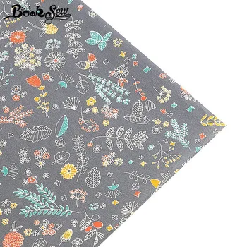 

Booksew 100% Cotton Fabric Printed Flower Telas Por Metro Tissu Ankara Fabric Handmade Dress Bedsheet Sewing Patchwork Pillow