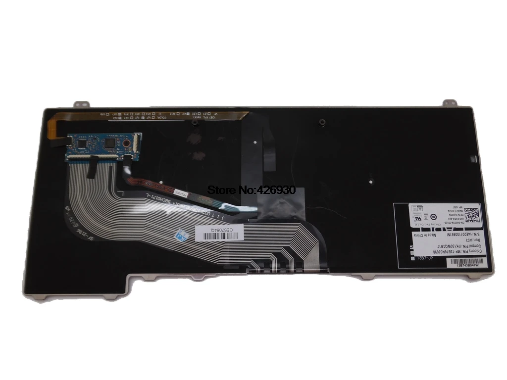 Клавиатура для ноутбука бренд DELL для серии Latitude E5440 освещенная контржурным светом русифицированный, русский язык в Швейцарию 0VCHV5 иврит HB датский DN Аравия AR 0H64XF Италия ИТ