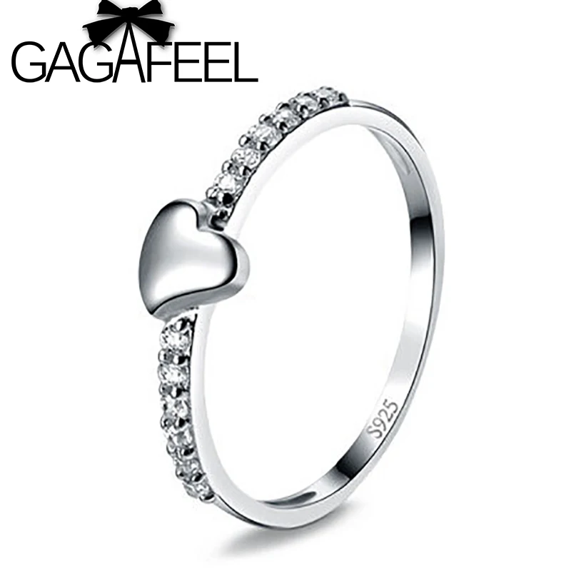 

GAGAFEEL High Quality Hot Sale Beautiful unique ring Wholesale Genuine 100% Real Pure 925 Sterling Silver free shipping ER28