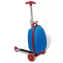 VidaXL Прохладный 3 колеса скутер удобные ручки Детский самокат с тележка чехол для детей синий