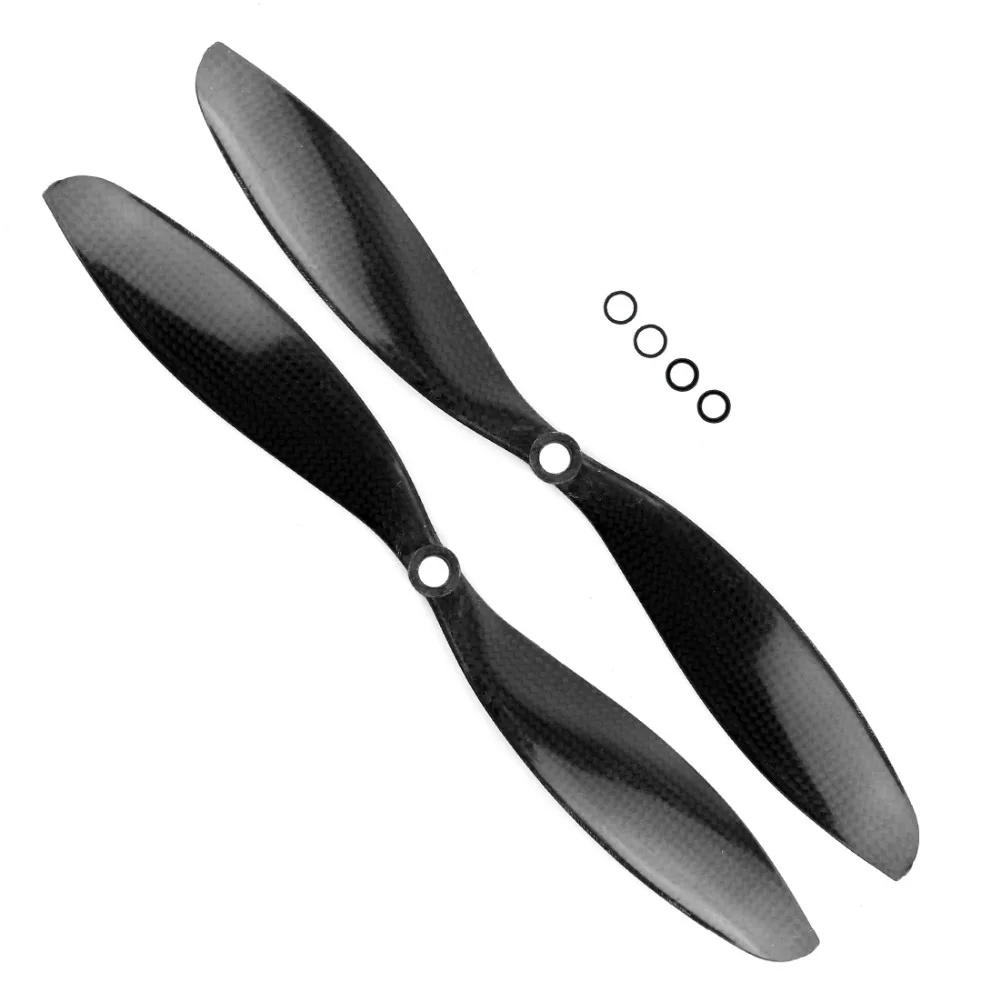 

F05306 11x4.7 3K Carbon Fiber Propeller CW CCW 1147 CF Props For RC Quadcopter Hexacopter Multi Rotor UFO + FS