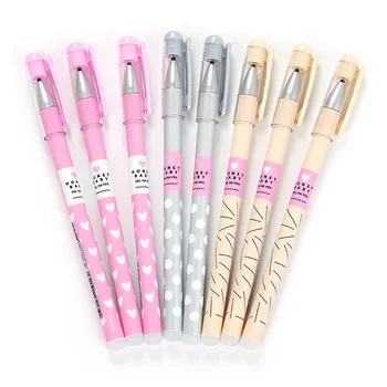 

4pcs/Lot Gel Pens Creative Novelty Cute Pen 0.38mm Erasable Gel Pens for Writting Stationery Chancery Material Escolar Kids Gift