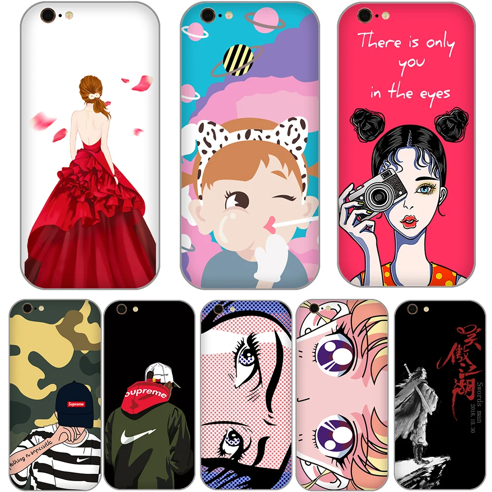 Прекрасный Стич Мягкий ТПУ чехол для iPhone 7 Мультфильм Тонкий Coque 8 5 5S SE 6 S Plus X