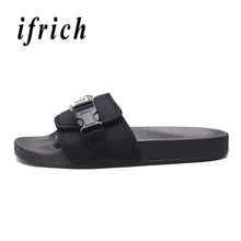 Мужские летние тапочки размера плюс; черные домашние мужские тапочки; удобная мужская пляжная Уличная обувь на плоской подошве; Модные Повседневные кроссовки