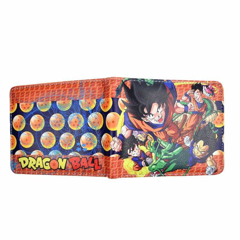 Классический Аниме Dragon Ball Z кошелек молодых мужчин и женщин Короткие Кошельки для студентов японский мультфильм комикс кошелек доллар - Цвет: DB 032