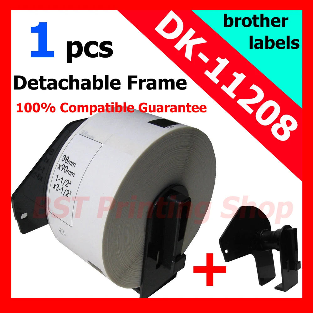 40 х Rolls Brother Совместимые Этикетки DK-11208 DK11208 DK1208 DK208 208 |