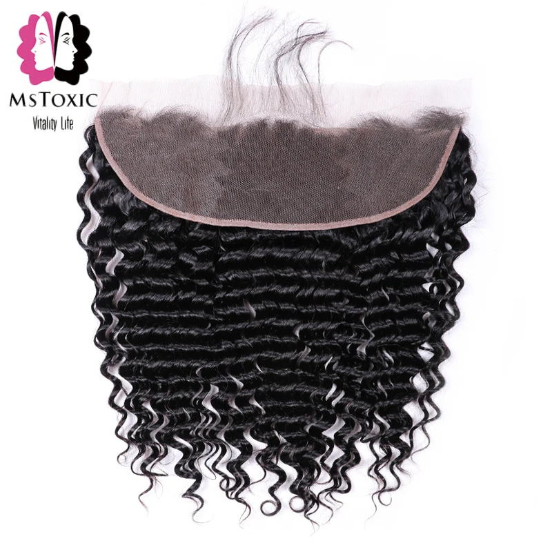 MsToxic Pre Plucked Peruvian Deep Wave Frontal Closure NonRemy Human Hair Frontal 13x4 Lace Frontal Closure With Baby Hair MsToxic Pre Plucked Peruvian Deep Wave Frontal Closure NonRemy Human Hair Frontal 13x4 Lace Frontal Closure With Baby Hair