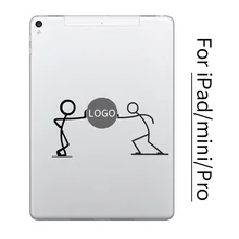 Humor Gongfu Stickman Таблички-наклейки Стикеры для 9," iPad/7,9" мини iPad/10," 11" 12," iPad Pro винил ноутбука кожи