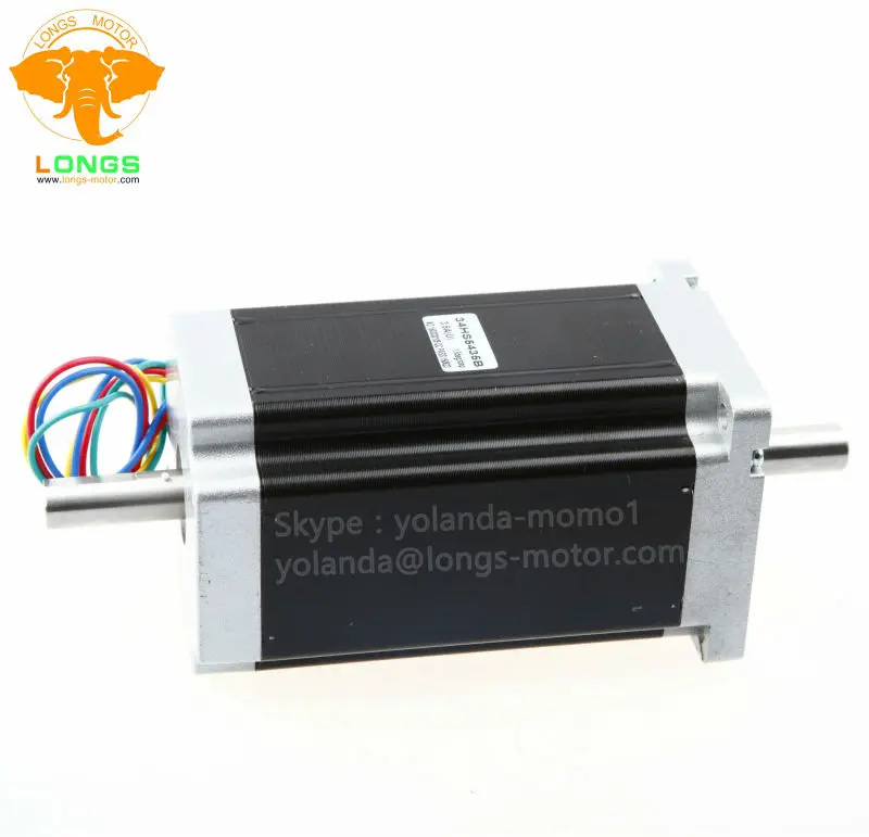 Шаговый двигатель Nema 34 34HS5435C 02B2 1 шт. двухвальный шаговый 1600 унций. in 151 мм 3.5A 4