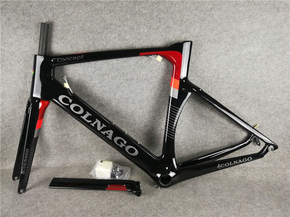 Best Colnago Concept Black Red Carbon Road Complete Bike DIRECT MOUNT brake Colnago handlebar +saddle + bottle cages 3 Best Colnago Concept Black Red Carbon Road Complete Bike DIRECT MOUNT brake Colnago handlebar +saddle + bottle cages 3
