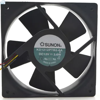 

Original KD1212PTB2-6A Computer Blower Double Ball Cooling Fan DC 12V 0.3A 3.6W 12025 120*120*25mm 1600RPM 3 Wires