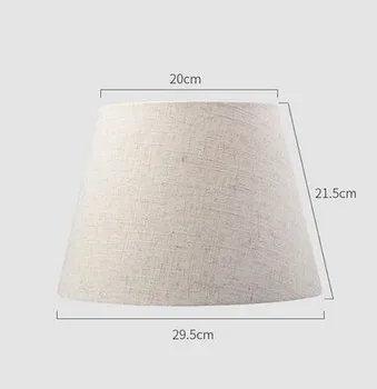 

Lamp shade for table Abstract simple solid color Textile Fabrics Decorative E27 table lamp shade bedroom lamp cover