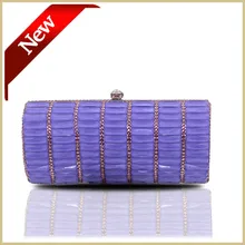 Neue ankunft 2014 mode frauen strass abendtasche hard verkleidet lila kristall boxed clutch bag phone geldbörse #4050