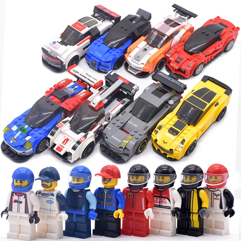 

Technic Speed Champions Supercar Model Building Blocks Mini Bricks Figures Racing Car bugattied toys Compatible With legoINGly
