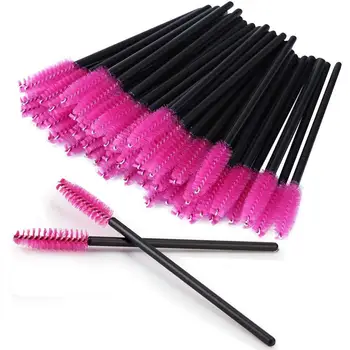 

500pcs/pack Disposable Eyelash Extension Supply Mascara Brush Wand Eyebrow Comb Brushes Spoolers Makeup Tool for Women