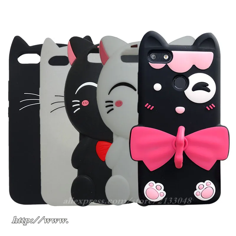 

Fashion 3D Cartoon Ring cat Silicone case For huawei nova lite 2017 Cute cat cover For huawei nova lite 2017 case
