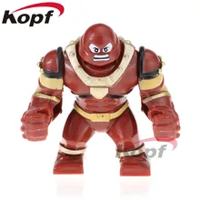 20 шт. Super Heros Hulk Juggernaut Venom Rhino Lizard man Scorpion строительные блоки Рождественский подарок игрушки для детей PG1802