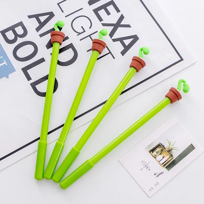 

Cute Cartoo Gel Pens Creative Black Ink Pen Kid Student Neutral pen Gift School Stationery Office Supplies Creative Writing tool