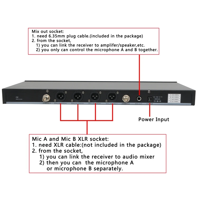 Freeboss 4 Way 4 канала 4 металлические Handhelds для караоке KTV вечерние динамический микрофон церковный микрофон UHF беспроводной микрофон