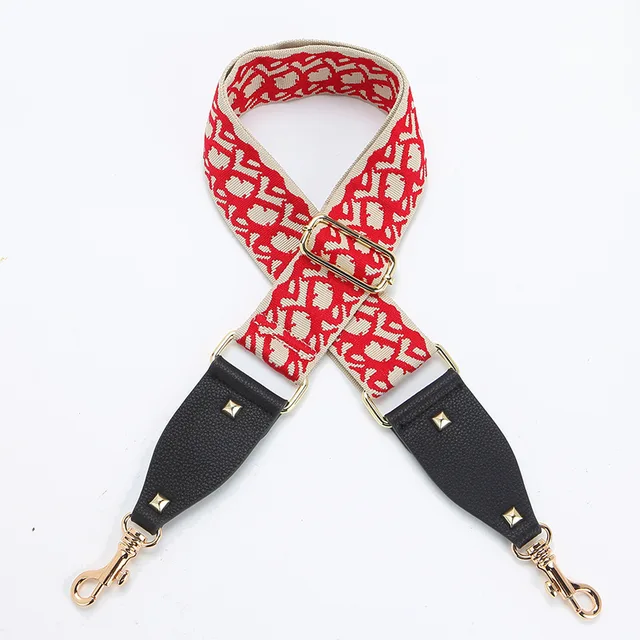 Embroidery Wide Shoulder Strap Canvas Bag Straps National Women Handbag Strap Adjustable