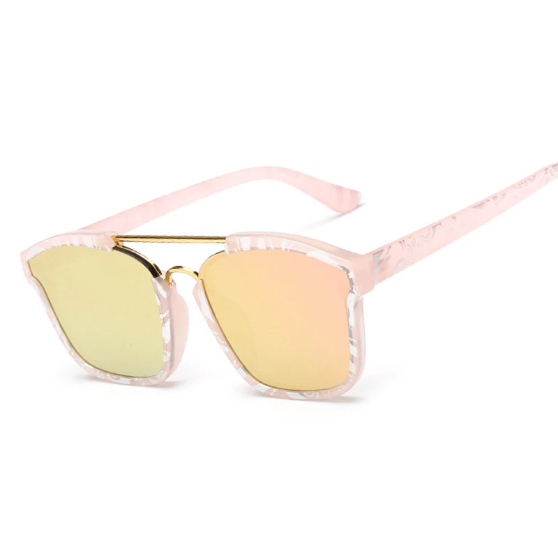 2016 New Fashion Abstract Sunglasses Brand Designer Women Square Sun