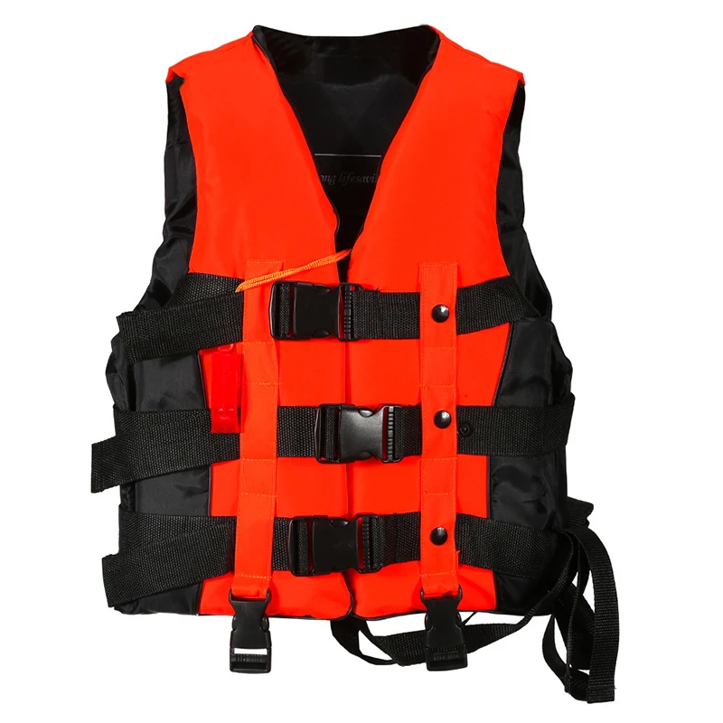 FE Durable S XXXL Sizes Polyester Adult Life Jacket Universal Swimming Boating Ski Drifting Vest With