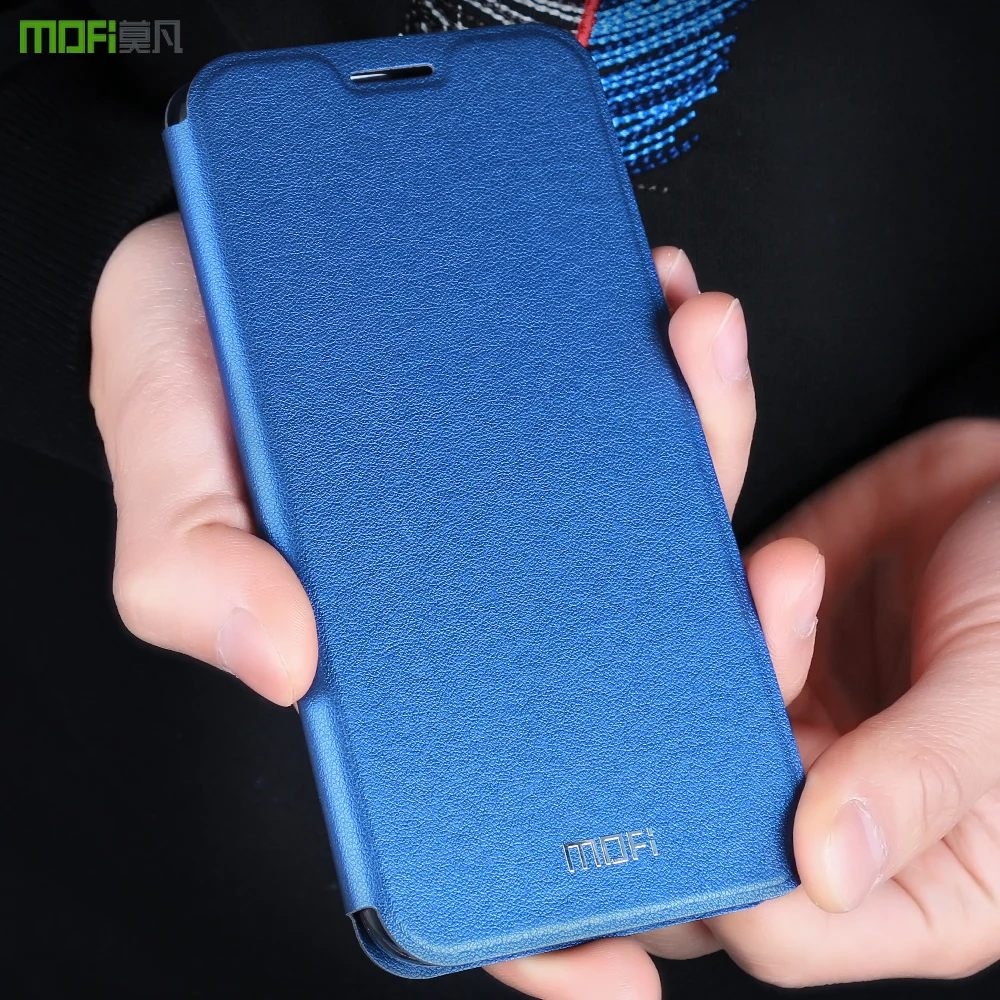 Чехол MOFI для Xiaomi mi 8 Lite флип-чехол для mi 8 Lite чехол из искусственной кожи корпус для Xia mi 8 Lite 360 полная защита чехол-книжка