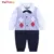PaMaBa Bebê Roupas Menino Cavalheiro Romper do Dia Das Bruxas Cosplay Outfit Bebe Terno De Aniversário Mr. Infantil Criança Roupas de Inverno Natal