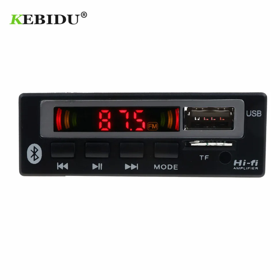 HIFi TF Радио MP3 декодер Kebidu плата 5 в 12 В аудио модуль для автомобиля дистанционный